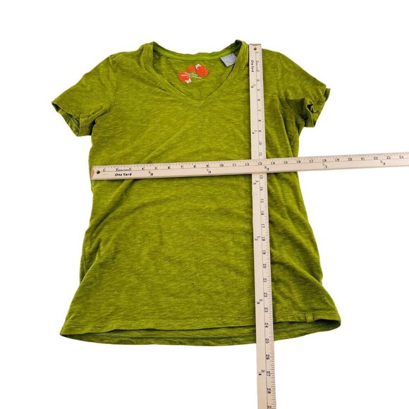 Nike ACG Womens Green V-Neck T-Shirt L - All Conditions - Picture 2 of 5